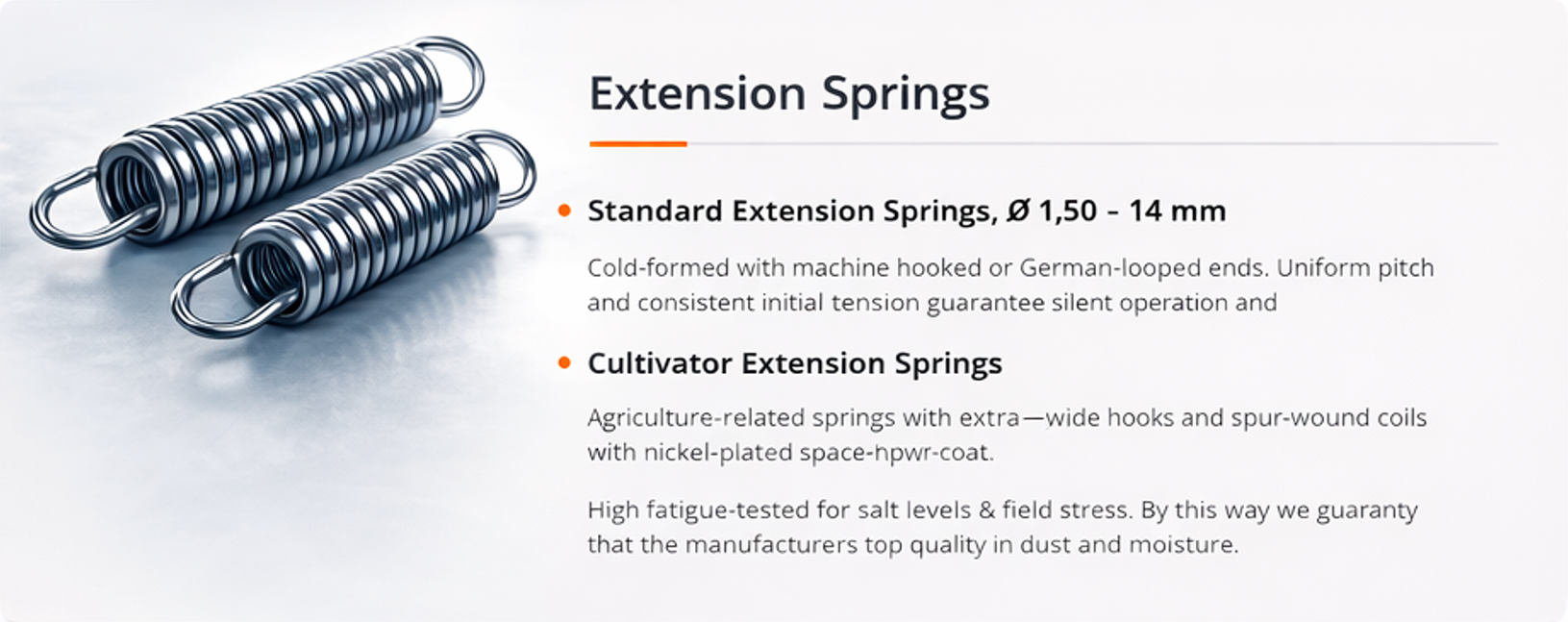 Extension Springs
